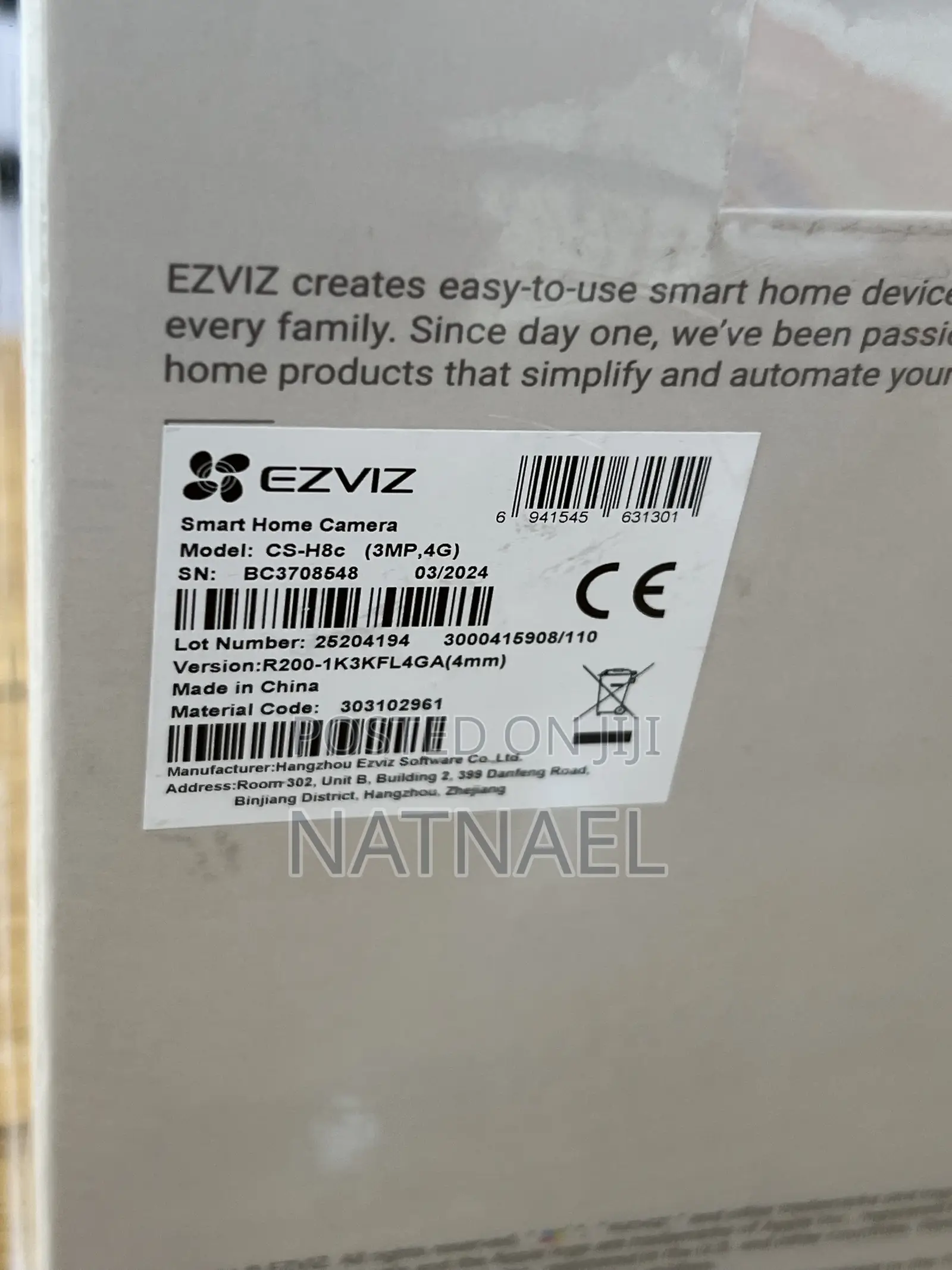 EZVIZ Smart Home Camera H8C 4G