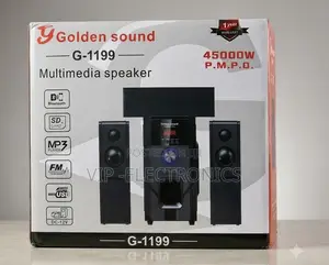 Golden Sound 2.1 Multimedia Speaker System