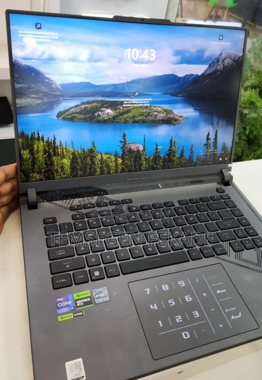 New Laptop Asus ROG Strix G16 G614 16GB Intel Core i9 SSD 1T