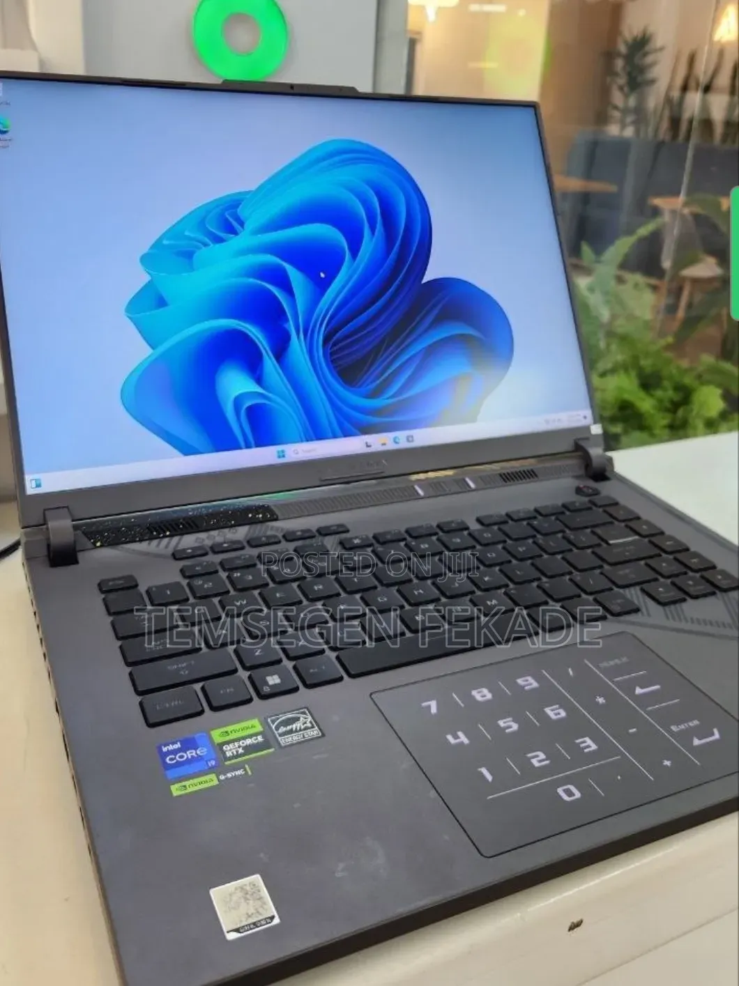 New Laptop Asus ROG Strix G16 G614 16GB Intel Core i9 SSD 1T