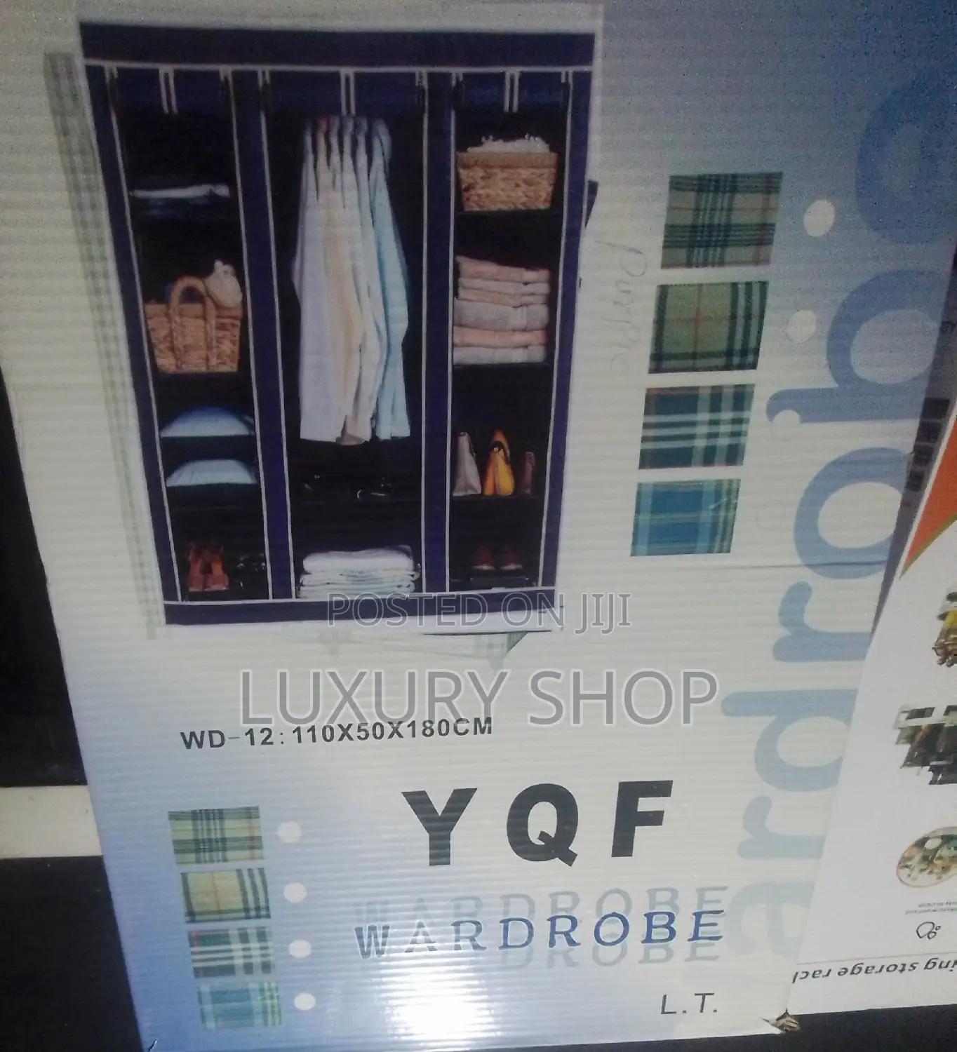 Wardrobe With Metal Clothe Holder