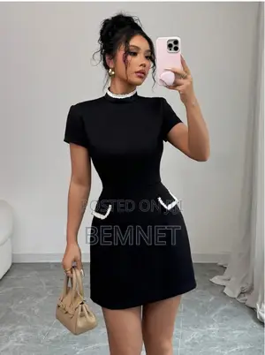 Elegant Black Mini Dress