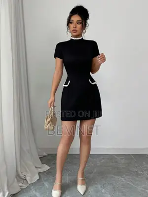 Elegant Black Mini Dress