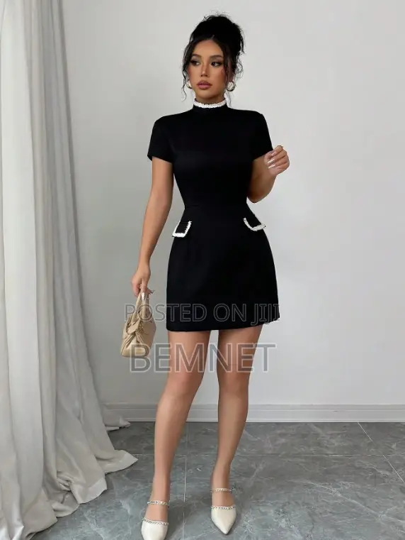 Elegant Black Mini Dress