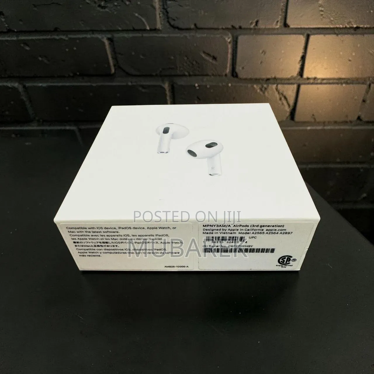 Original AirPods 3 - 3ኛ ትውልድ አፕል