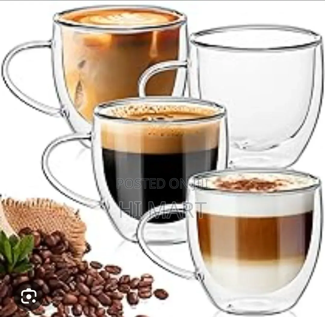 2pcs Double Glass Driniking Glass