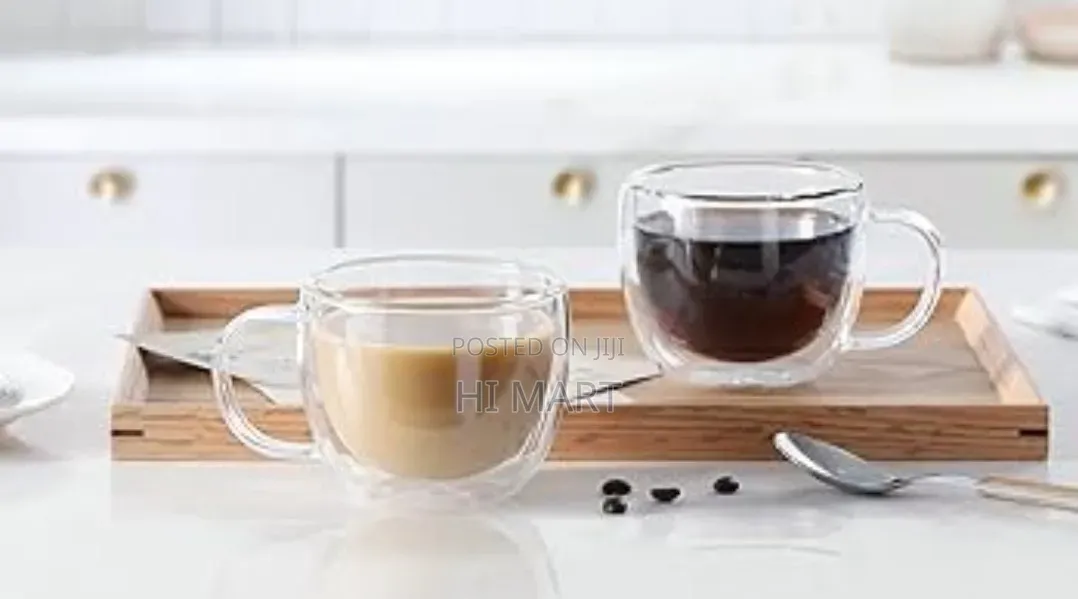 2pcs Double Glass Driniking Glass