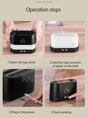 Flame Aroma Diffuser Humidifier