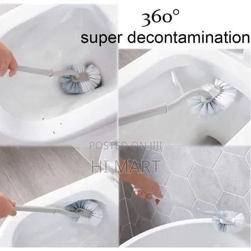 3in1 Detachable Handle Toilet Cleaning Brush Set