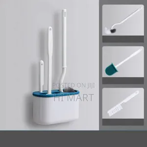 3in1 Detachable Handle Toilet Cleaning Brush Set