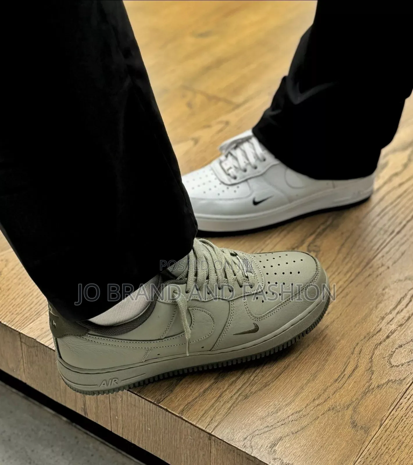 Nike #Air Force 1'07 "Light Army" #Low Unisex Shoes