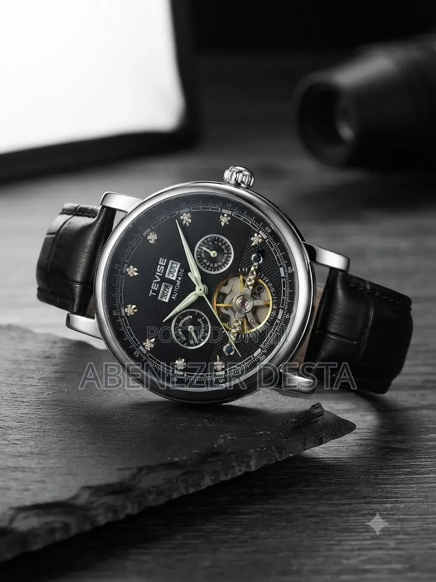 Tevise Casual Watch, Likely Model Automatic Mechanical Movement