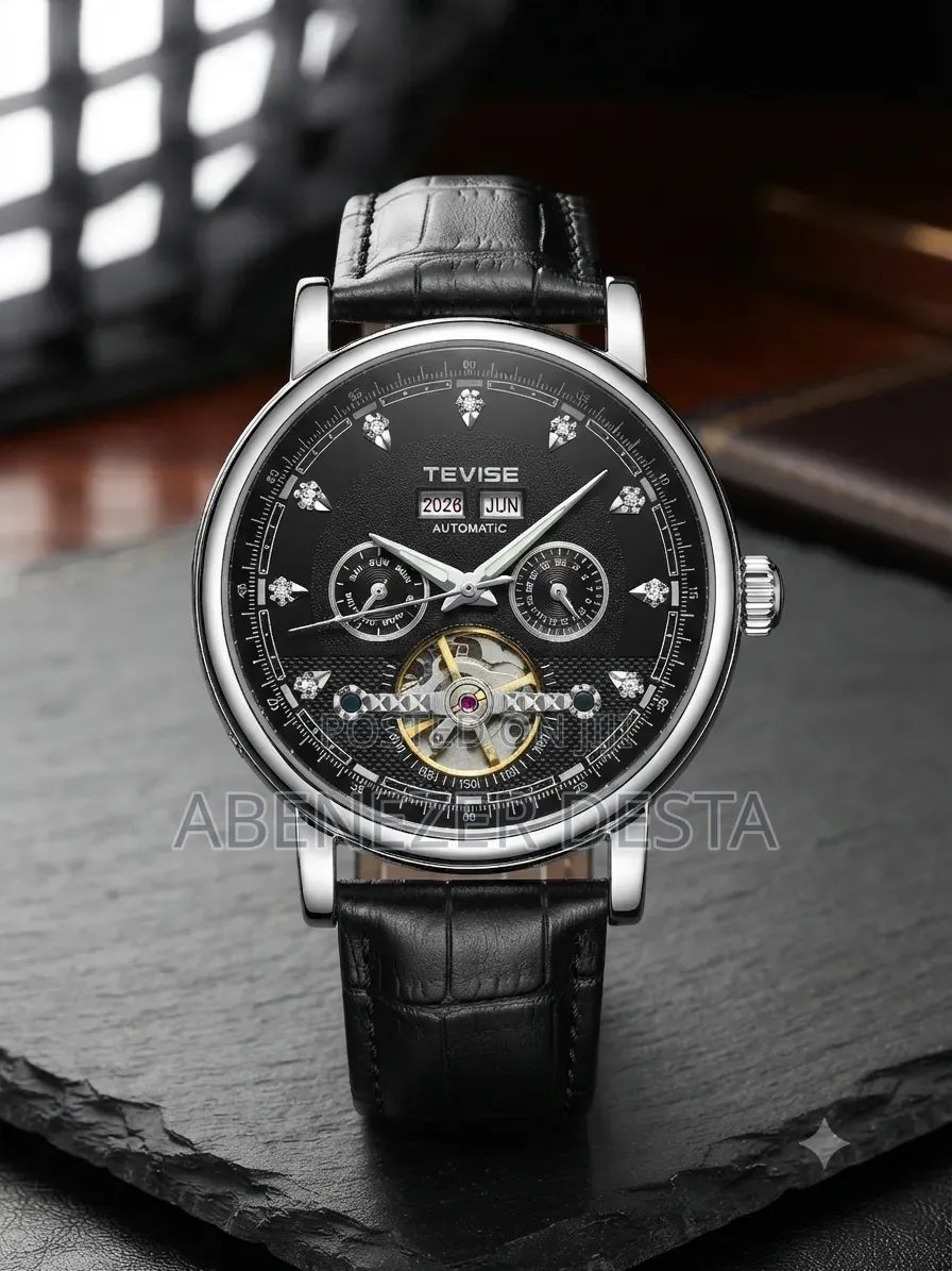 Tevise Casual Watch, Likely Model Automatic Mechanical Movement