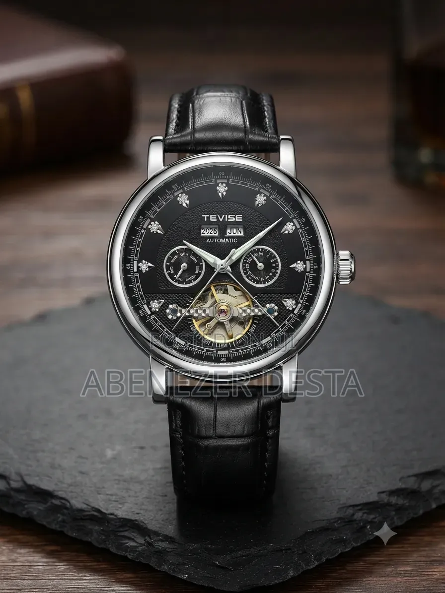 Tevise Casual Watch, Likely Model Automatic Mechanical Movement