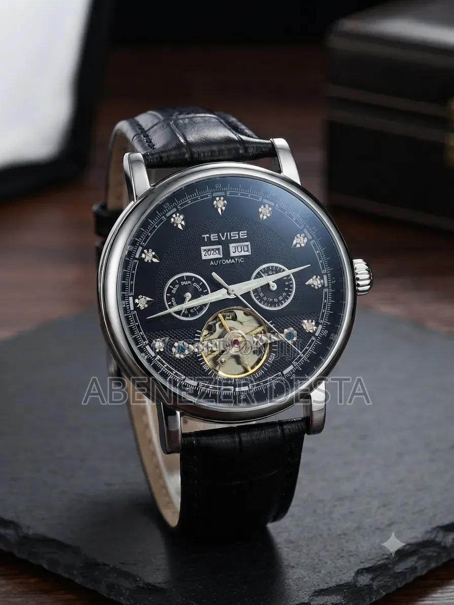 Tevise Casual Watch, Likely Model Automatic Mechanical Movement