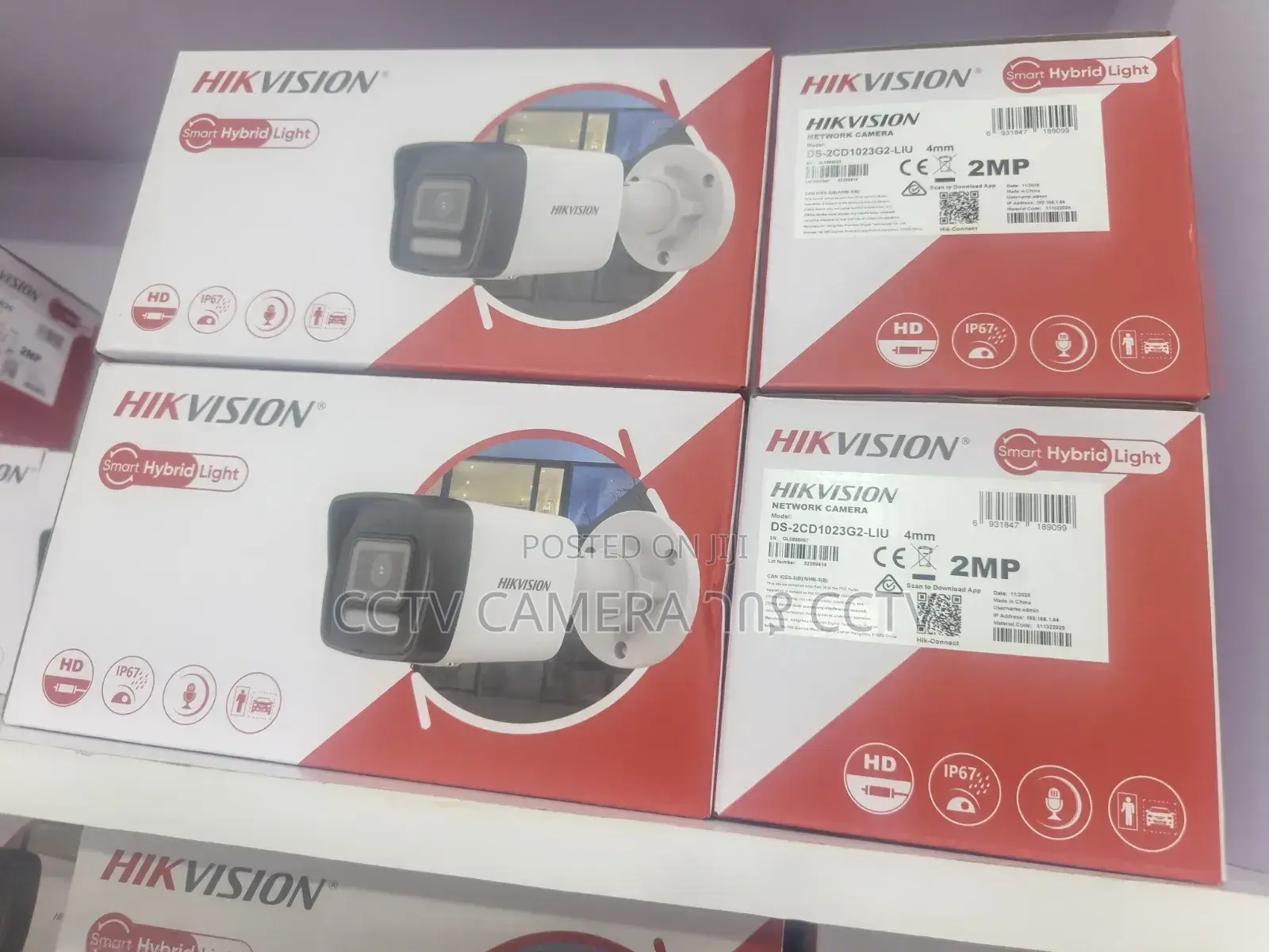 Hikvision 2mp Ip Smart Hybrid CCTV Camera