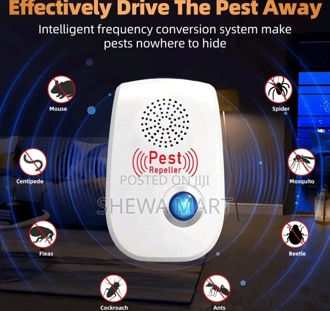 Household Pest Repeller, Ultrasonic Pest Repellent Device With EU Type
