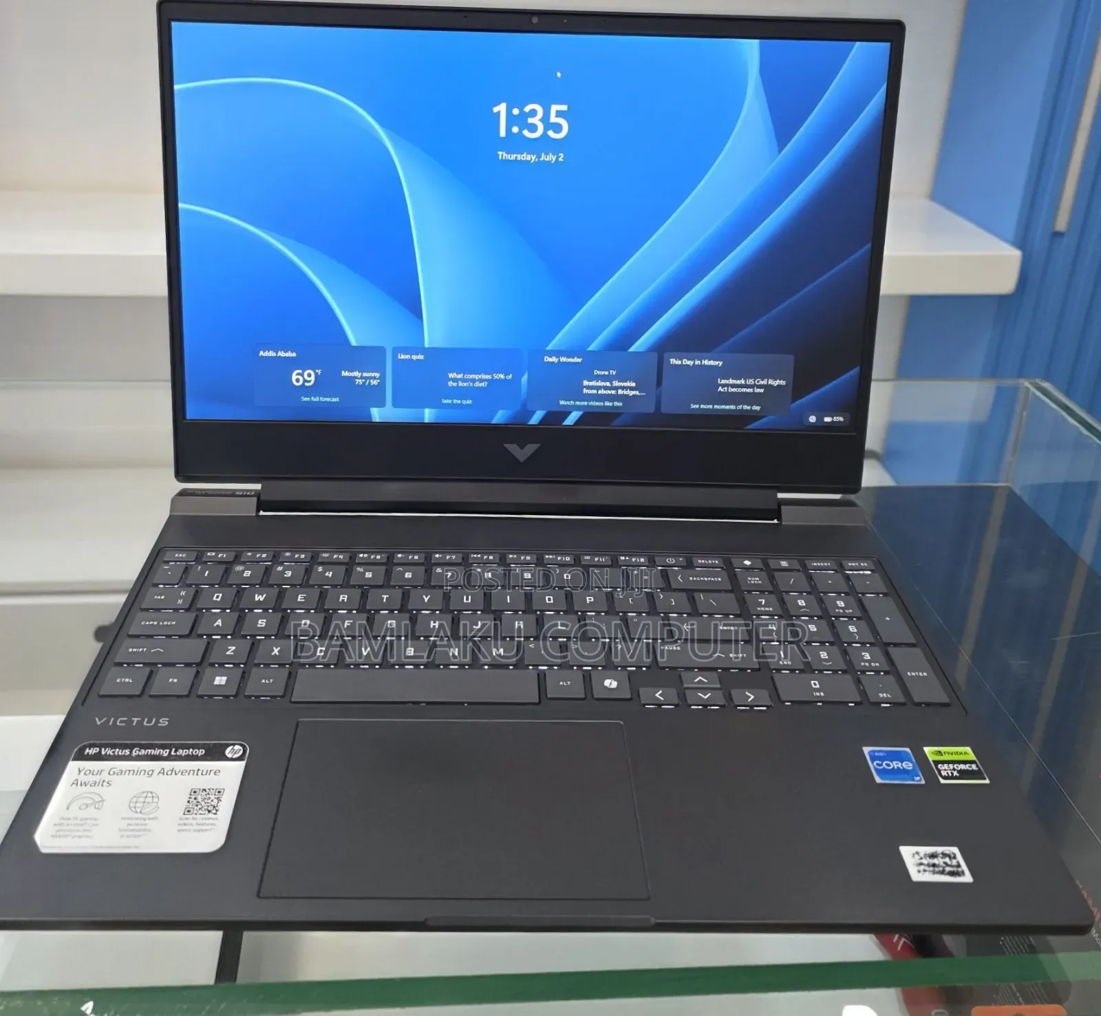 New Laptop HP Victus 15 16GB Intel Core i5 SSD 512GB