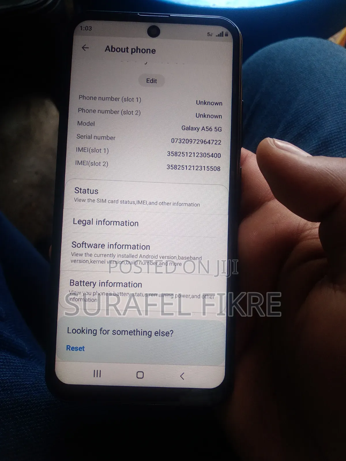 New Samsung Galaxy A56 256 GB Black
