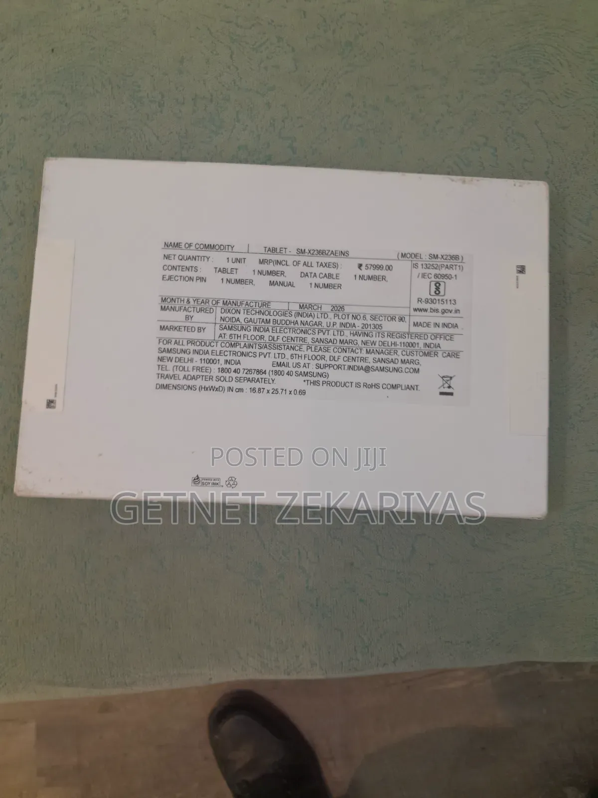 New Samsung Galaxy Tab A9+ 256 GB