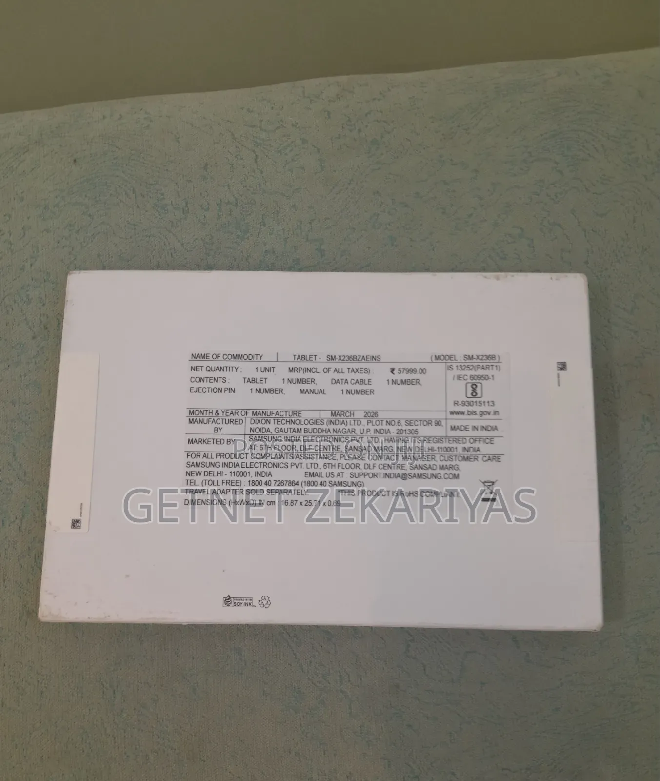 New Samsung Galaxy Tab A9+ 256 GB
