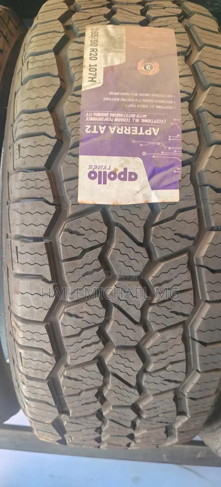 265 50 R20 Apollo Brand Tyre