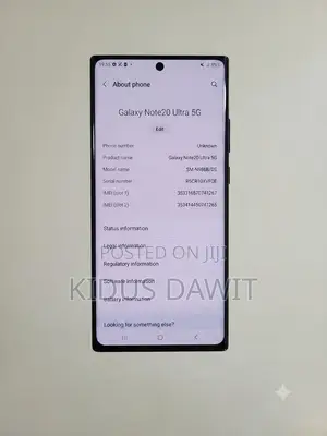 Samsung Galaxy Note 20 Ultra 256 GB Black