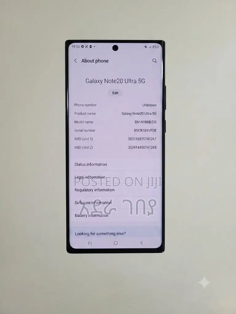 Samsung Galaxy Note 20 Ultra 256 GB Black