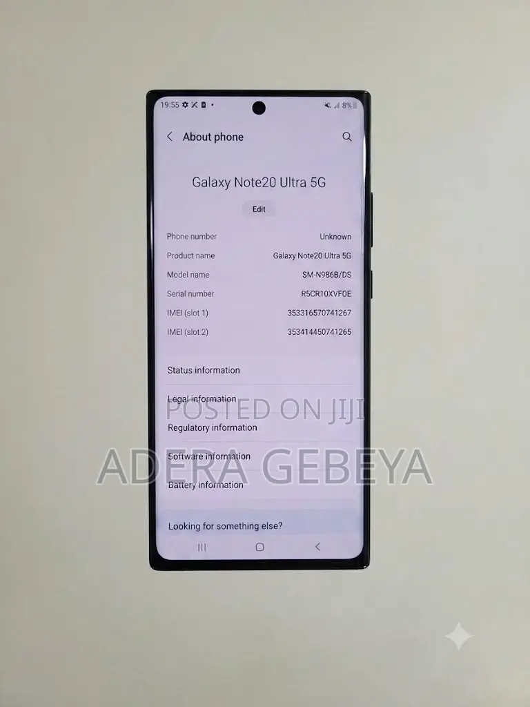 Samsung Galaxy Note 20 Ultra 128 GB Black