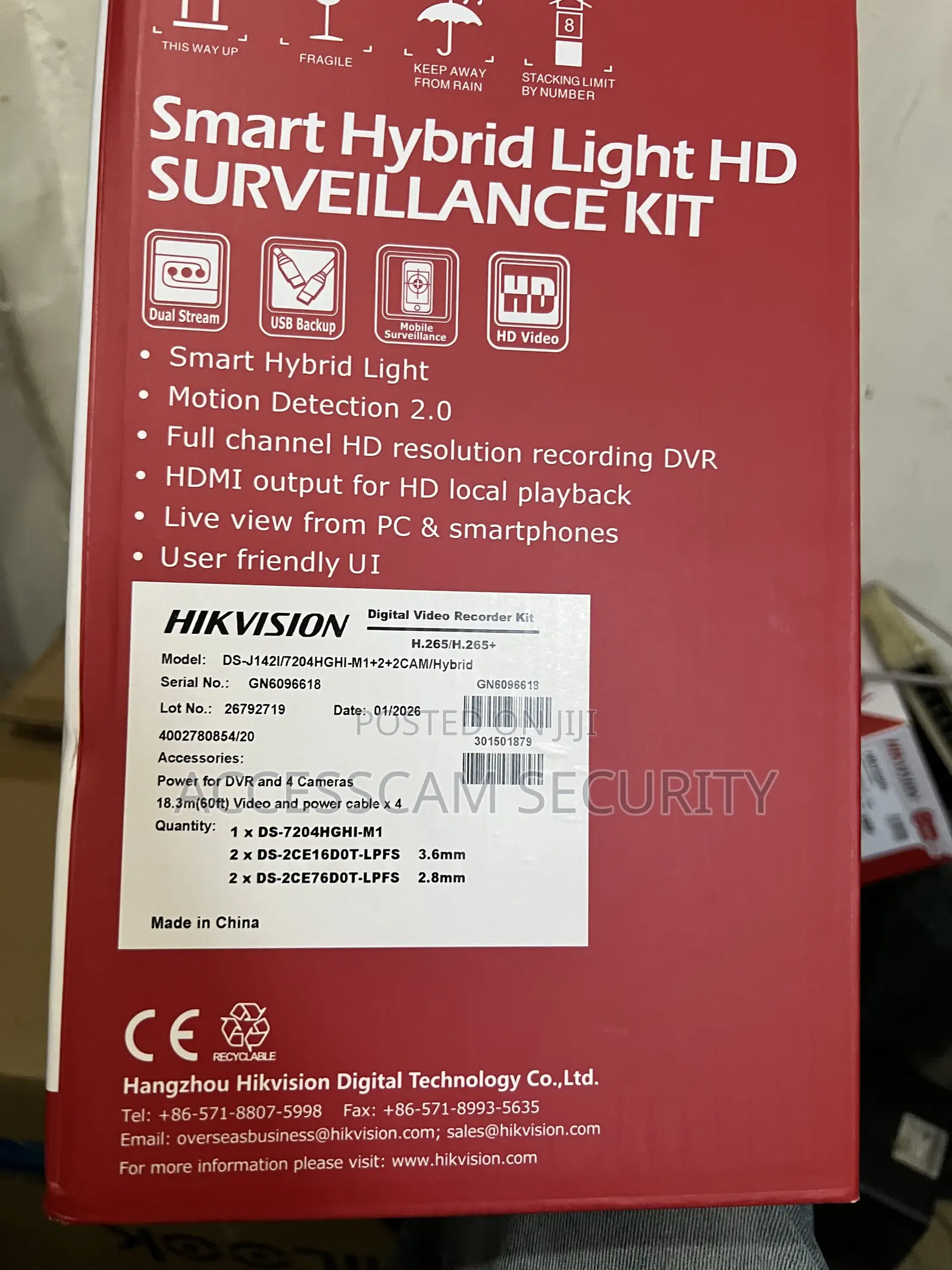 Smart Hybrid Lights HD Surveillance Kit