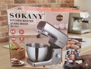 SOKANY 8.0L STAND MIXER – Powerful Performance for All Your Baking