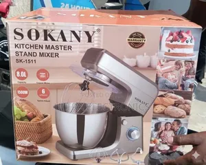 Sokany 8l Stand Mixer – Powerful, Spacious Perfect for Your Kitchen!