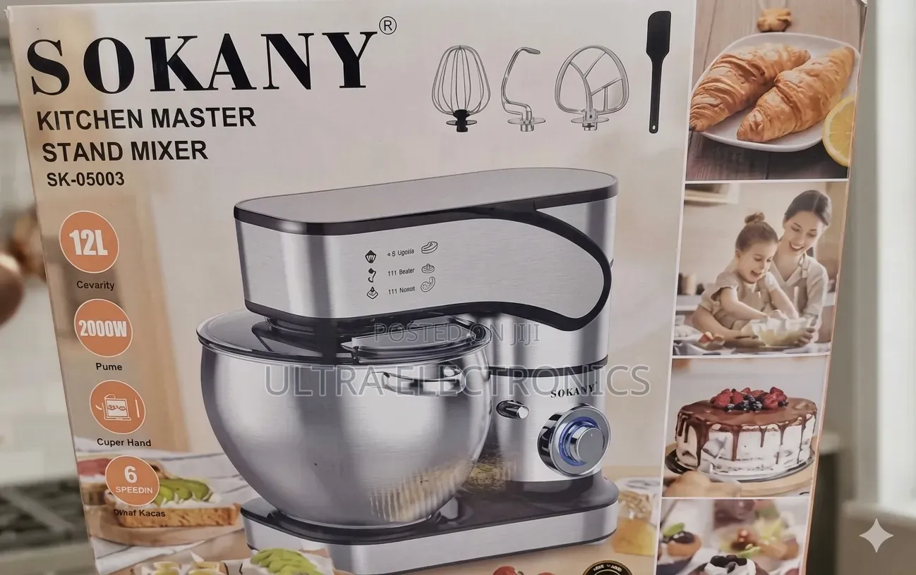Sokany 8l Stand Mixer – Powerful Performance for Every Recipe!