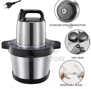 Stainless Steel Double Gear Food Processor