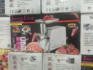 Silver Love Model SC-393 Electric Meat Grinder, Manufactured From