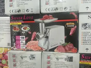 Silver Love Model SC-393 Electric Meat Grinder, Manufactured From