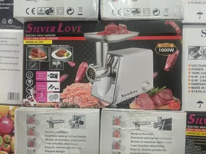 Silver Love Model SC-393 Electric Meat Grinder, Manufactured From