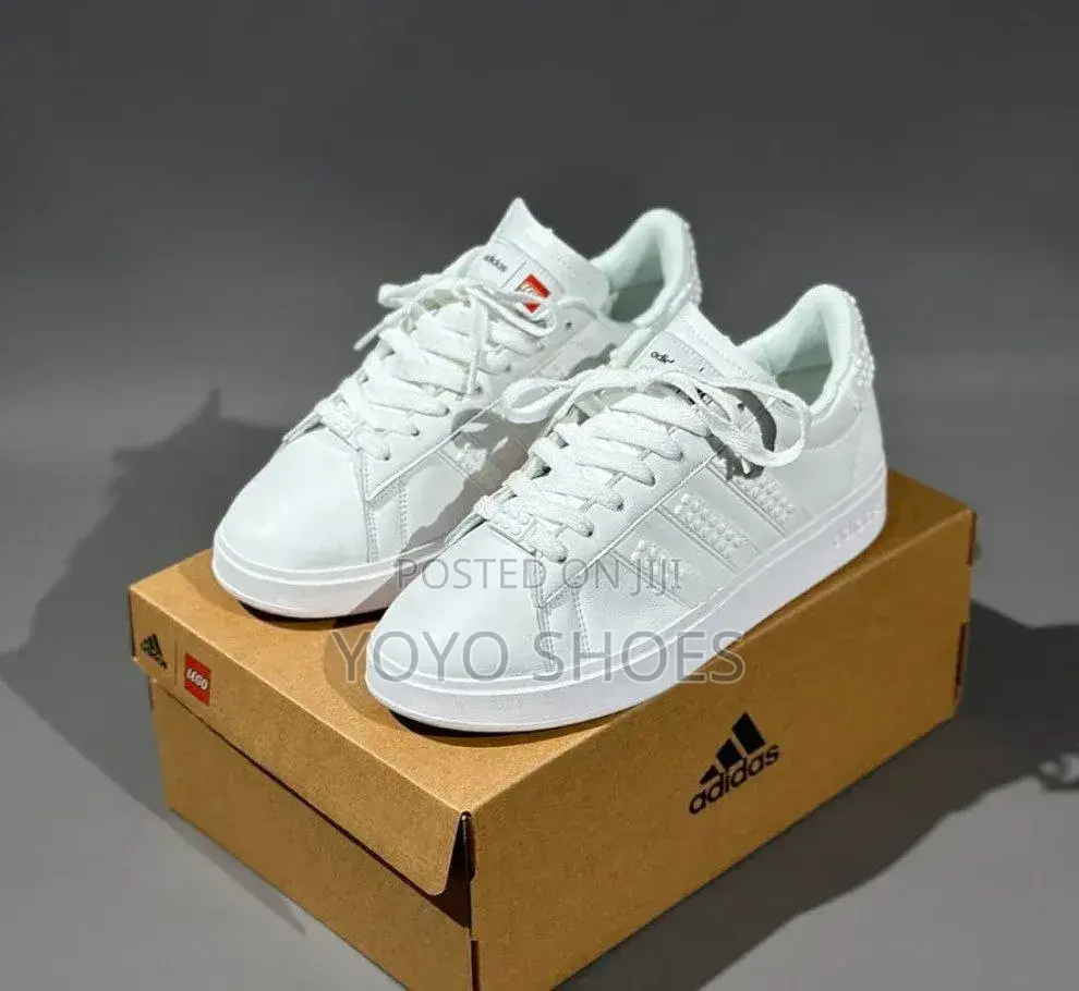 Adidas Unisex Grand Court X Lego 2.0 "Triple White"