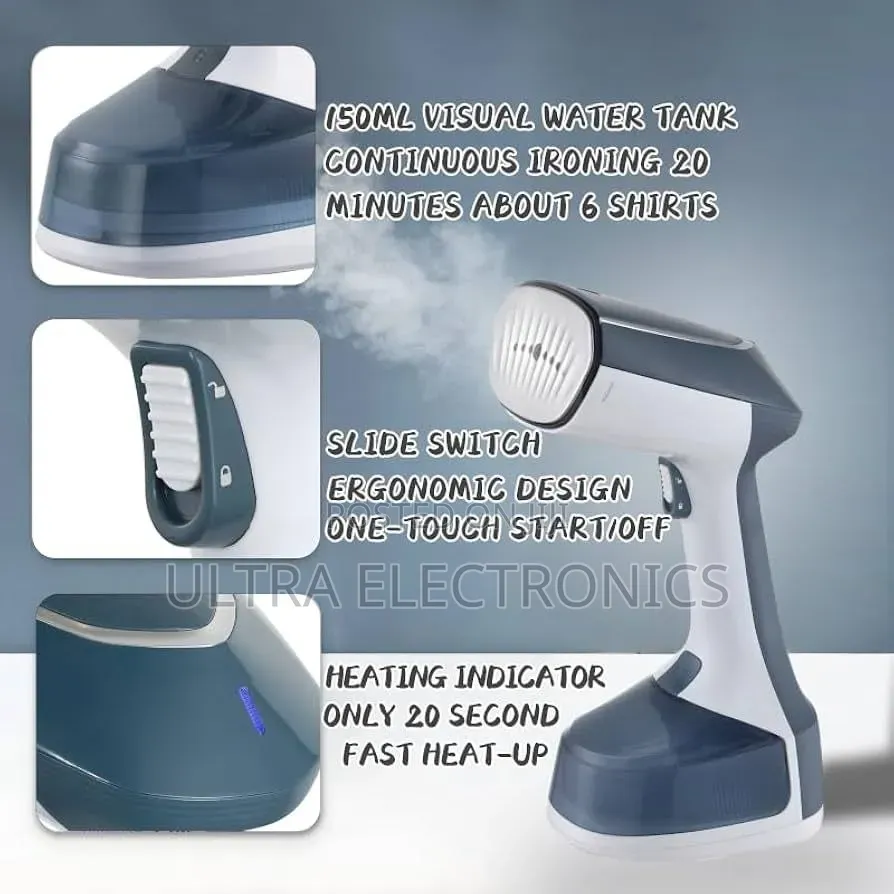 RAFIroning Machine ማንኛውንም ልብስ የሚተኩሱበት 200 Ml ዉሃ መያዝ የሚችል