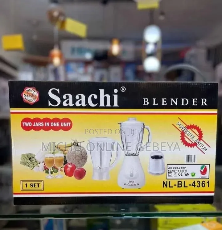 Saachi Blender 3 in 1 የጅስ መፍጫ/ Free Delivery