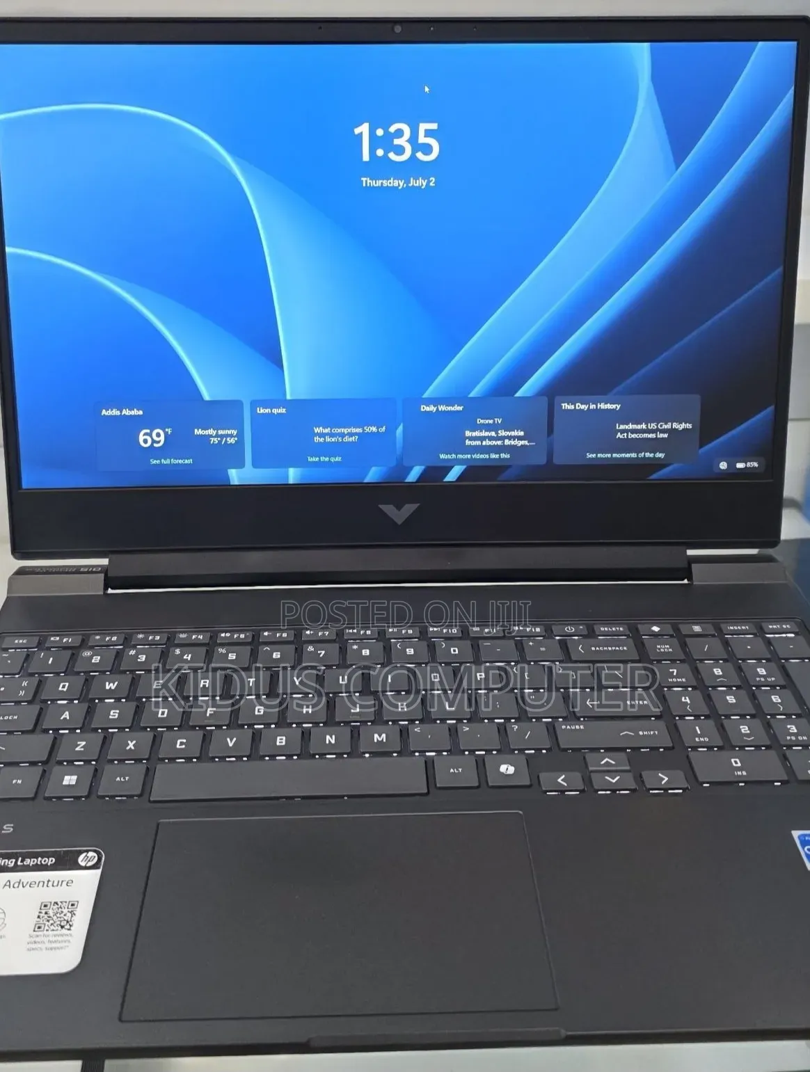 New Laptop HP Victus 16 16GB Intel Core i5 SSD 512GB