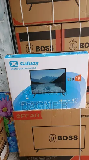 Galaxy 43" Smart Android TV - Double Glass | New 2026 | Original