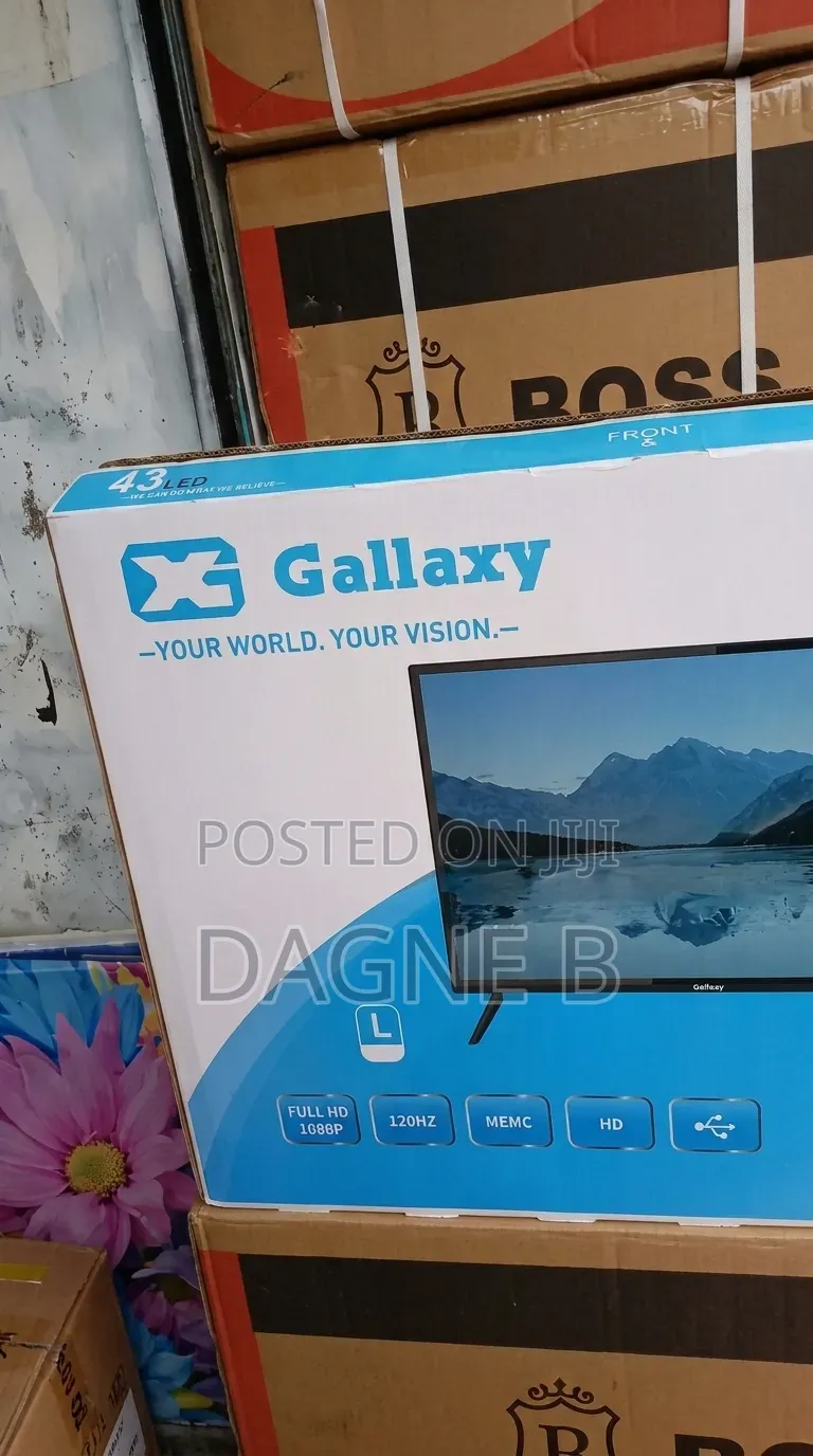 Galaxy 43" Smart Android TV - Double Glass | New 2026 | Original