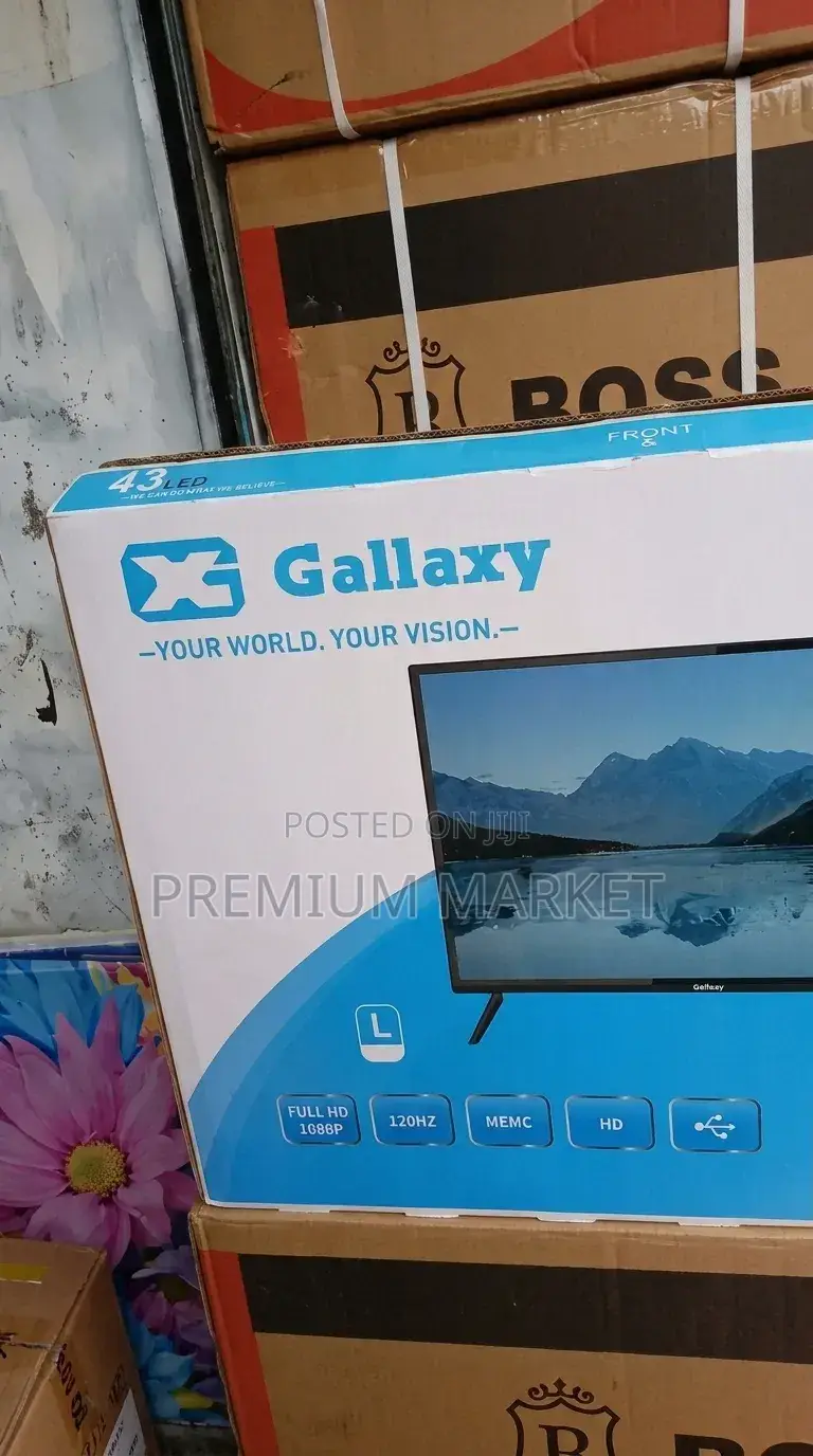 Galaxy TV 43 Inch Smart Android -Double Glass | Original ጋላክሲ ቲቪ