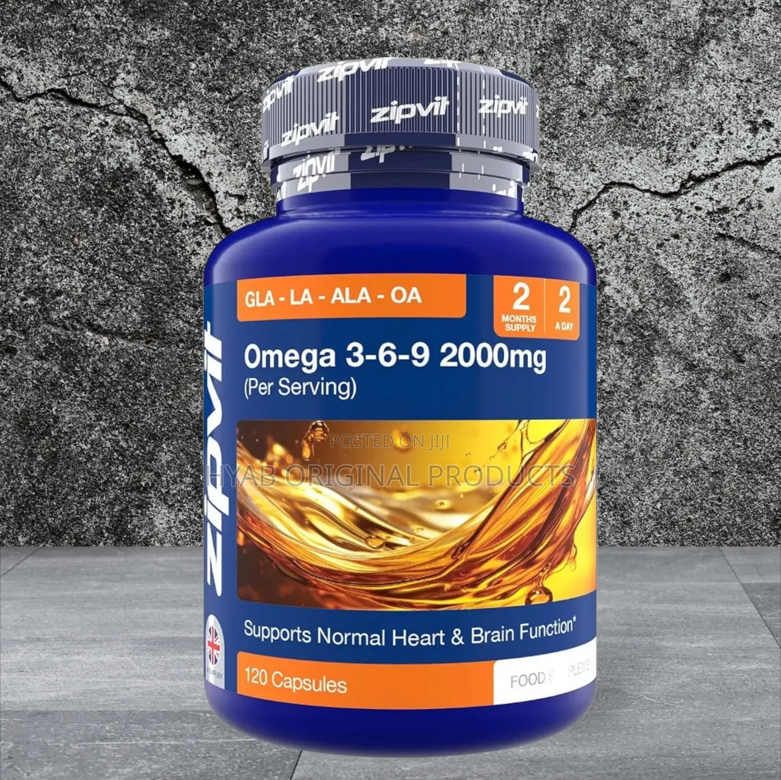 Omega 3 6 9 Capsules 2000mg, 120 Cold Pressed Softgel Capsules,