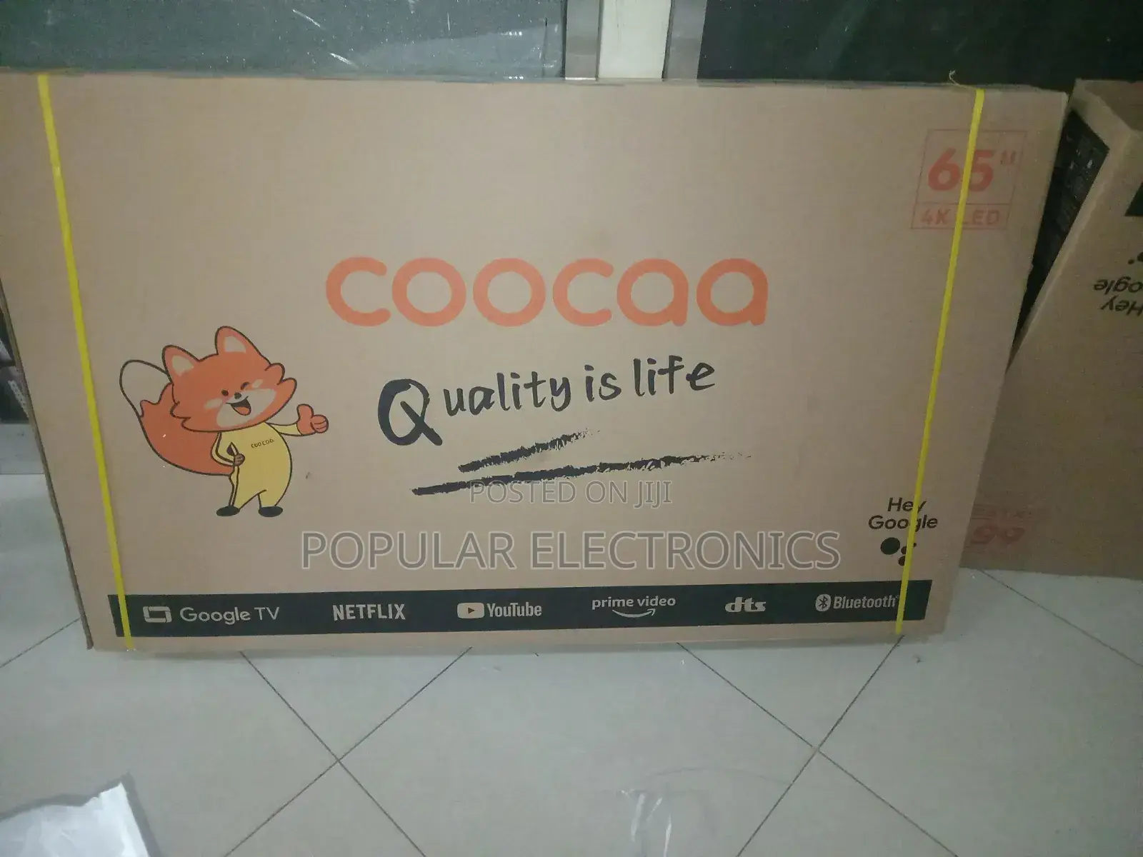 Ccocqq 65inchi TV Smart Android New 20 26