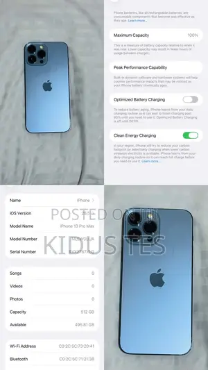 New Apple iPhone 13 Pro Max 512 GB Blue