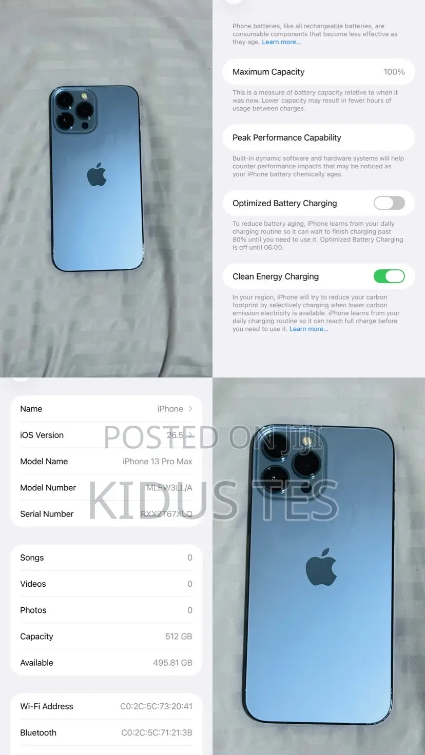New Apple iPhone 13 Pro Max 512 GB Blue