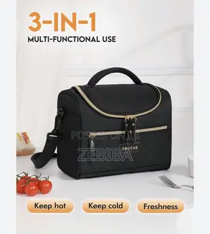 Lunch Bag Features a Quilted