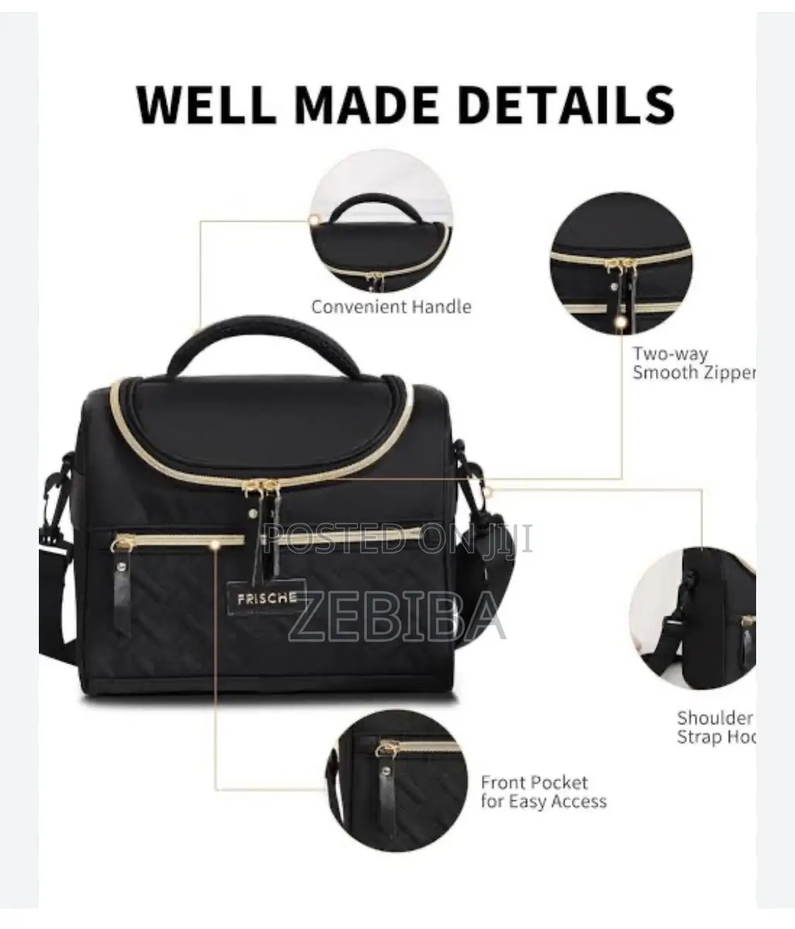 Lunch Bag Features a Quilted